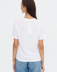 V Neck T‑Shirt, White