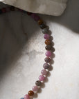 Sapphire Beads, Yellow Gold