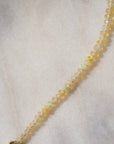 Opal Bead Necklace - 45CM, Yellow Gold