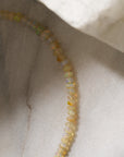 Opal Bead Necklace - 45CM, Yellow Gold