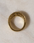 Hag Stone Plump Ring Ocean, Yellow Gold