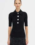 Sugarman Knit Polo, Noir