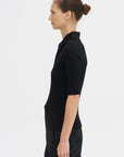 Sugarman Knit Polo, Noir