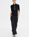 Sugarman Knit Polo, Noir