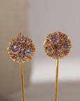Iris Earring, Sapphires