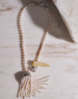 Petite Rengin Necklace, Pearl