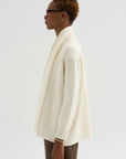 Cardigan Scialle - Knitwear, White