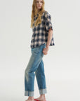Camicia Ibiza - Checks, Panna