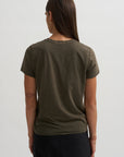 Bias Baby Tee, Sumi Wash