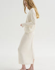 Boucle Skirt, White
