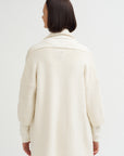 Shawl Cardigan, Bone