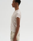 Bias Baby Tee, Bark Crackle