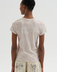 Bias Baby Tee, Bark Crackle