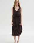 Double Layer Drape Dress, Fig