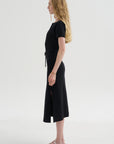 Belted Dress, Black
