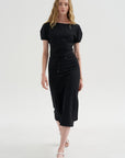 Belted Dress, Black