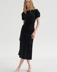 Belted Dress, Black