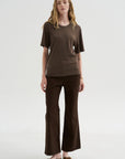 Rib T-Shirt, Carob