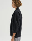 Blouse With Scarf, Black