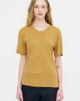 Rib T-Shirt, Ochre