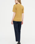 Rib T-Shirt, Ochre