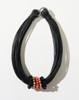 Dunand Sculptural Necklace, Red Coral