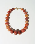 Antique Afghan Carnelian and Ruby Necklace
