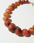 Antique Afghan Carnelian and Ruby Necklace
