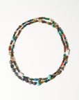 Cabana Necklace, Moroccan Glass & Semiprecious Stones