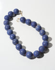 Beaded Necklace, Dumortierite & Ruby