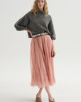 Cashmere Merino Sweater, Charcoal