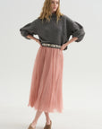 Cashmere Merino Sweater, Charcoal