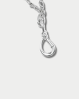 True Lover's Knot Handmade Chain, Silver