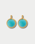 Large Plug Earrings, Turquoise