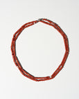 Ines Necklace, Red Jasper