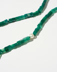 Ines Necklace, Green Agate