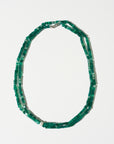 Ines Necklace, Green Agate