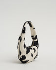 Mini Gnocchi Bag, Printed Ponyhair