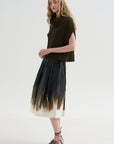Oversized Turtleneck Sweater, Olive- Brown