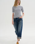 Baby T, Navy & White Stripe