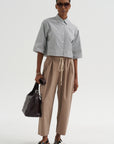 Balloon Drawstring Trouser, Mouseback