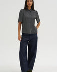 Crescent Leg Jean, Indigo
