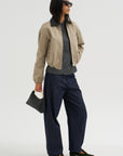 Crescent Leg Jean, Indigo