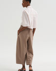 Cropped Short Sleeve Shirt, Blush Pink