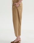 Balloon Drawstring Trouser, Walnut