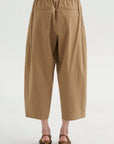 Balloon Drawstring Trouser, Walnut