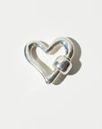 Freeform Heartlock, Silver