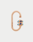 MARLA AARON - Stoned Medium Lock, Turquoise & Lapis
