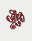 Rubber Chubby Medium Lock, Cabernet