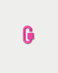 Rubber Chubby Medium Lock, Flamingo